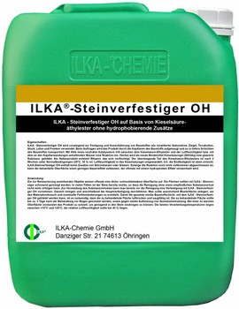 ILKA-Steinverfestiger OH   Steinverfestiger OH auf Basis von Kieselsäureäthylester mit hydrophobierenden Zusätzen